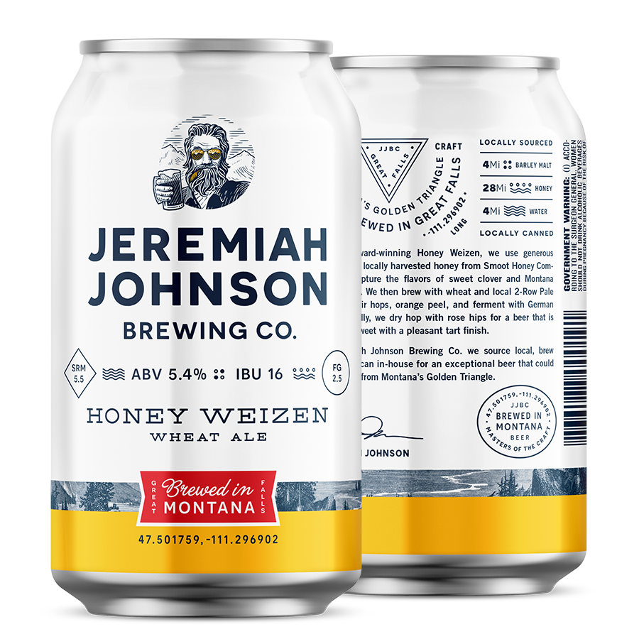 Jeremiah Johnson Brewing Company honey weizen