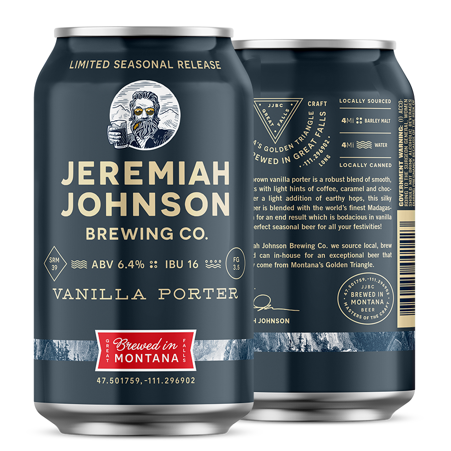Jeremiah Johnson Brewing Company Vanilla Porter